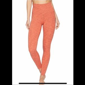 EUC Free People Movement Orange Namaste Leggings